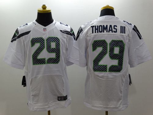 Nike Seahawks #29 Earl Thomas III White Men's Stitched NFL Vapor Untouchable Elite Jersey